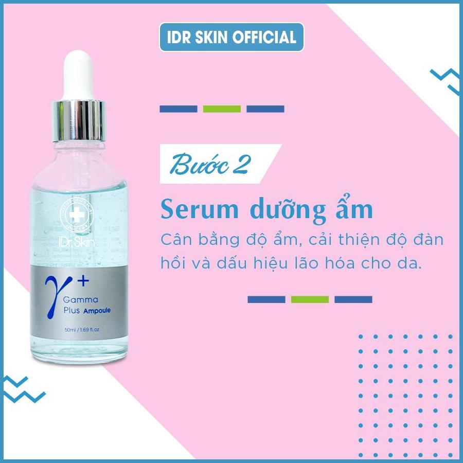 Tinh Chất Serum Dưỡng Ẩm – Cấp Ẩm và Khoá Ẩm cho Da Thương Hiệu iDr.Skin GAMMA PLUS AMPOULE.