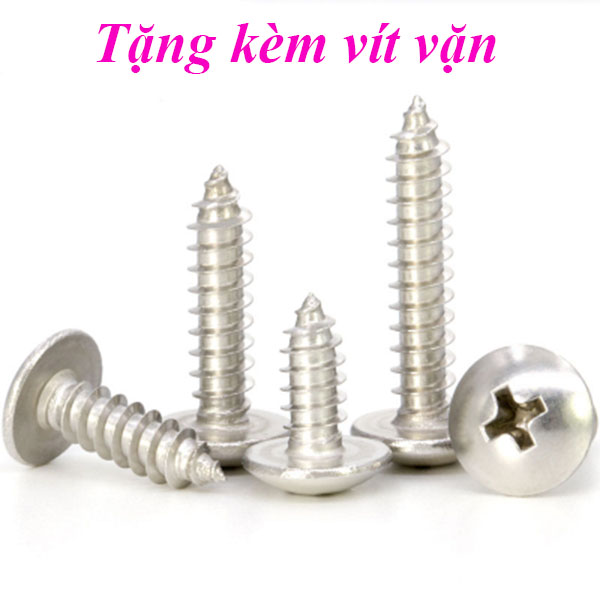 Ray trượt ngăn kéo, hộc tủ di động [2 chiếc] sơn tĩnh điện siêu bền. Tặng kèm vít