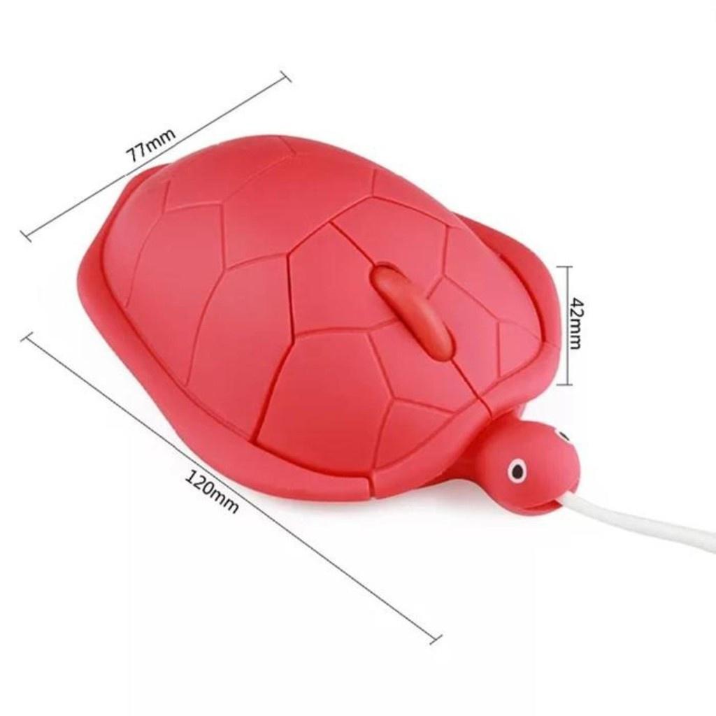 CHUỘT MÁY TÍNH HÌNH CON RÙA CÓ DÂY THIẾT KẾ ĐỘC ĐÁO , ĐỘ NHẠY TỐT