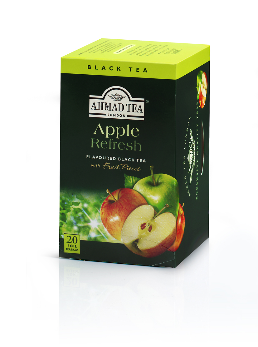 TRÀ AHMAD ANH QUỐC - TÁO (40g) - Apple Refresh - Loại quả được ưu chuộng nhất ở phương Tây