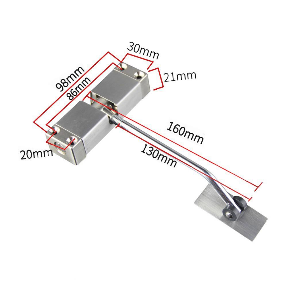 Dụng cụ hỗ trợ đóng cửa tự động có thể điều chỉnh được làm từ thép không gỉ..