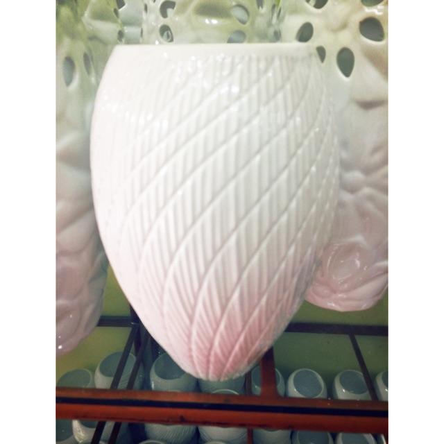 Lọ hoa/ bình hoa 3D gốm sứ Bát Tràng