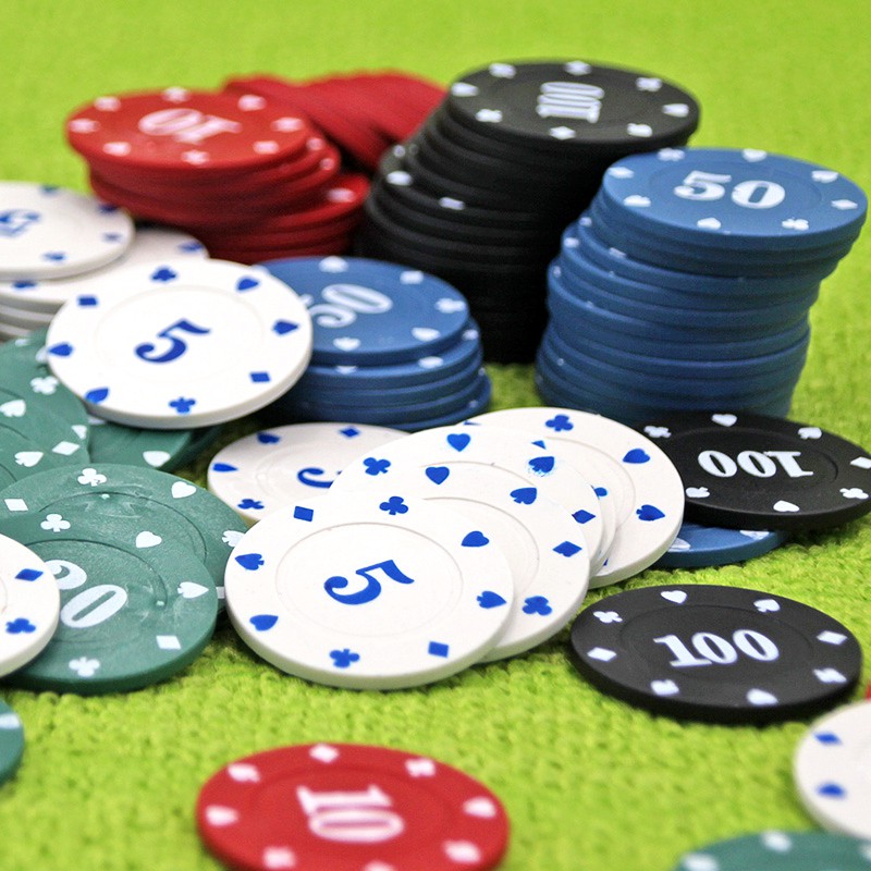 Hôp 100 Chip Poker Phỉnh Poker Bền Đẹp