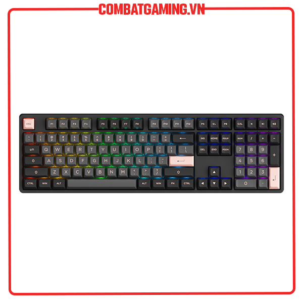 Bàn phím cơ AKKO 5108S Black Pink (Hotswap/RGB/Foam tiêu âm/AKKO CS Jelly Switch) - Hàng Chính Hãng