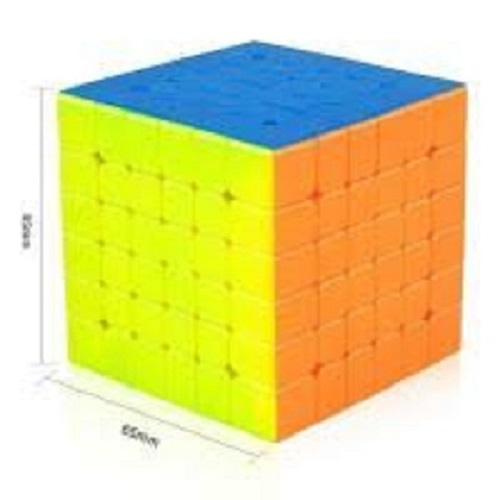 Đồ chơi xoay ribic 6x6x6 hàng cực đẹp không viền trơn, màu sắc không phai phát triển trí tuệ