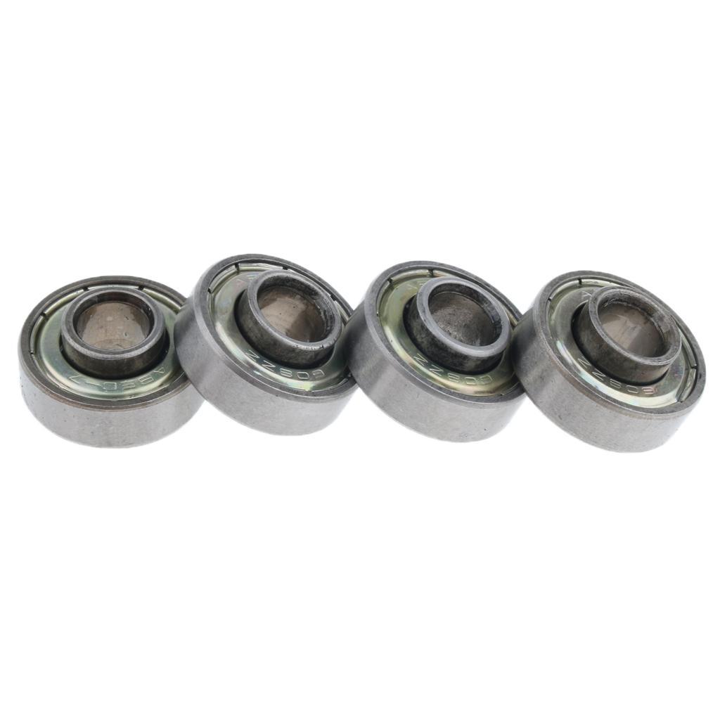 4Pcs Front Wheel Caster Bearing, Wheel Bearings, 0.9 inch Make Smoother ride