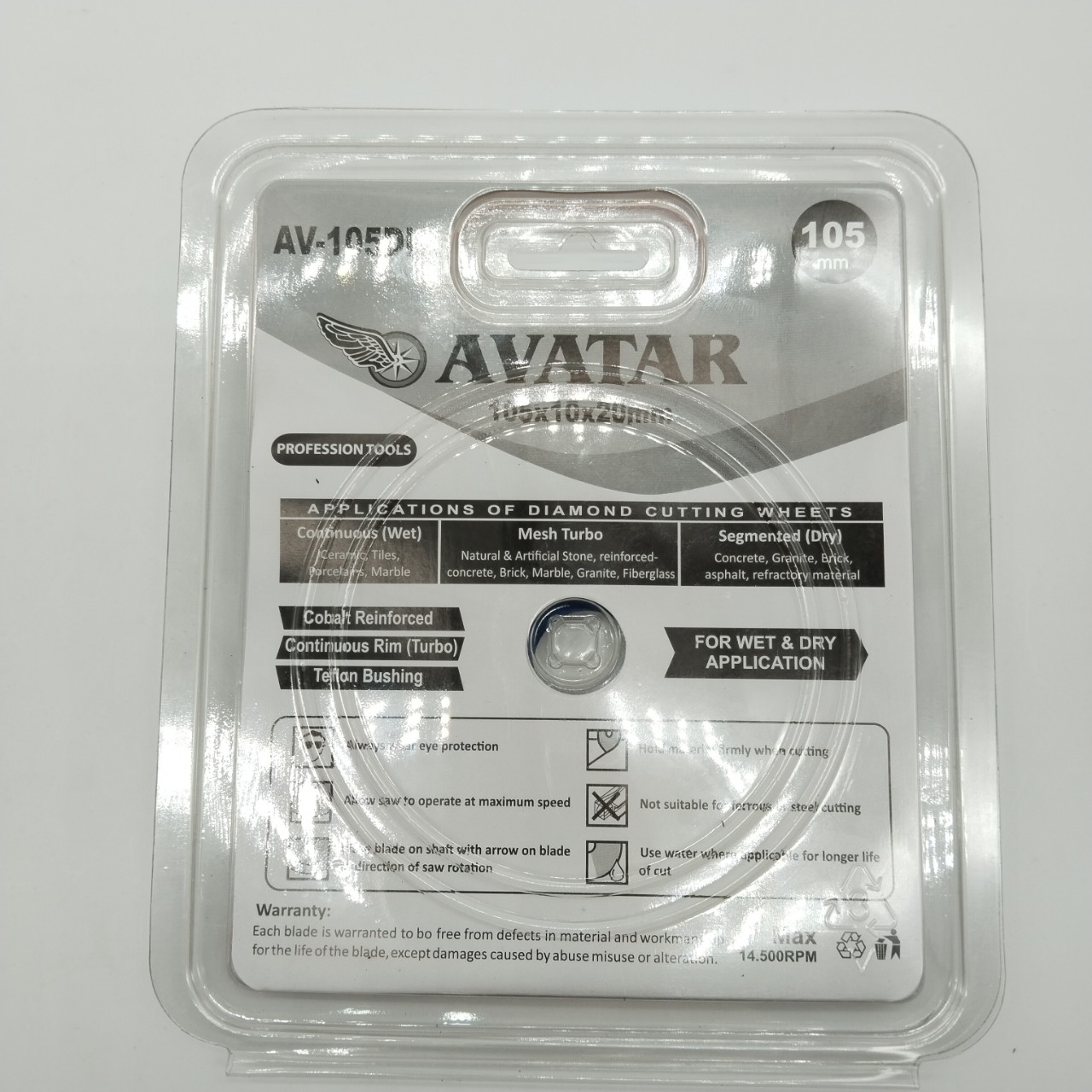 Lưỡi cắt đa năng Avatar 105x10x20mm