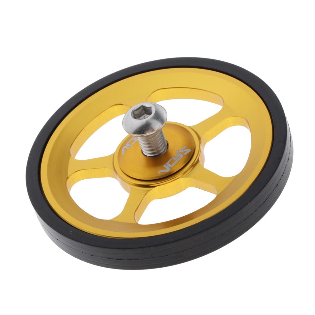 Premium Folding Bike Easy Wheels Modified Easywheel for Brompton