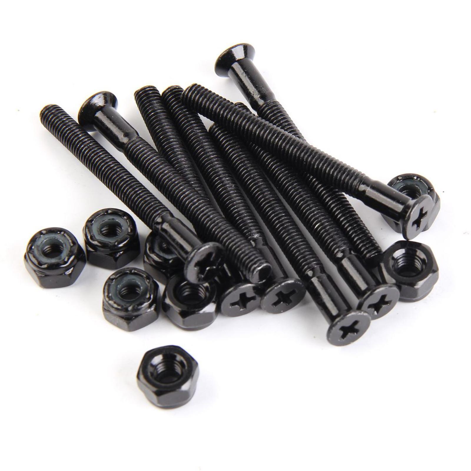 8Pcs Skateboard Truck Screws Replacement Mounting Bolts Hardware