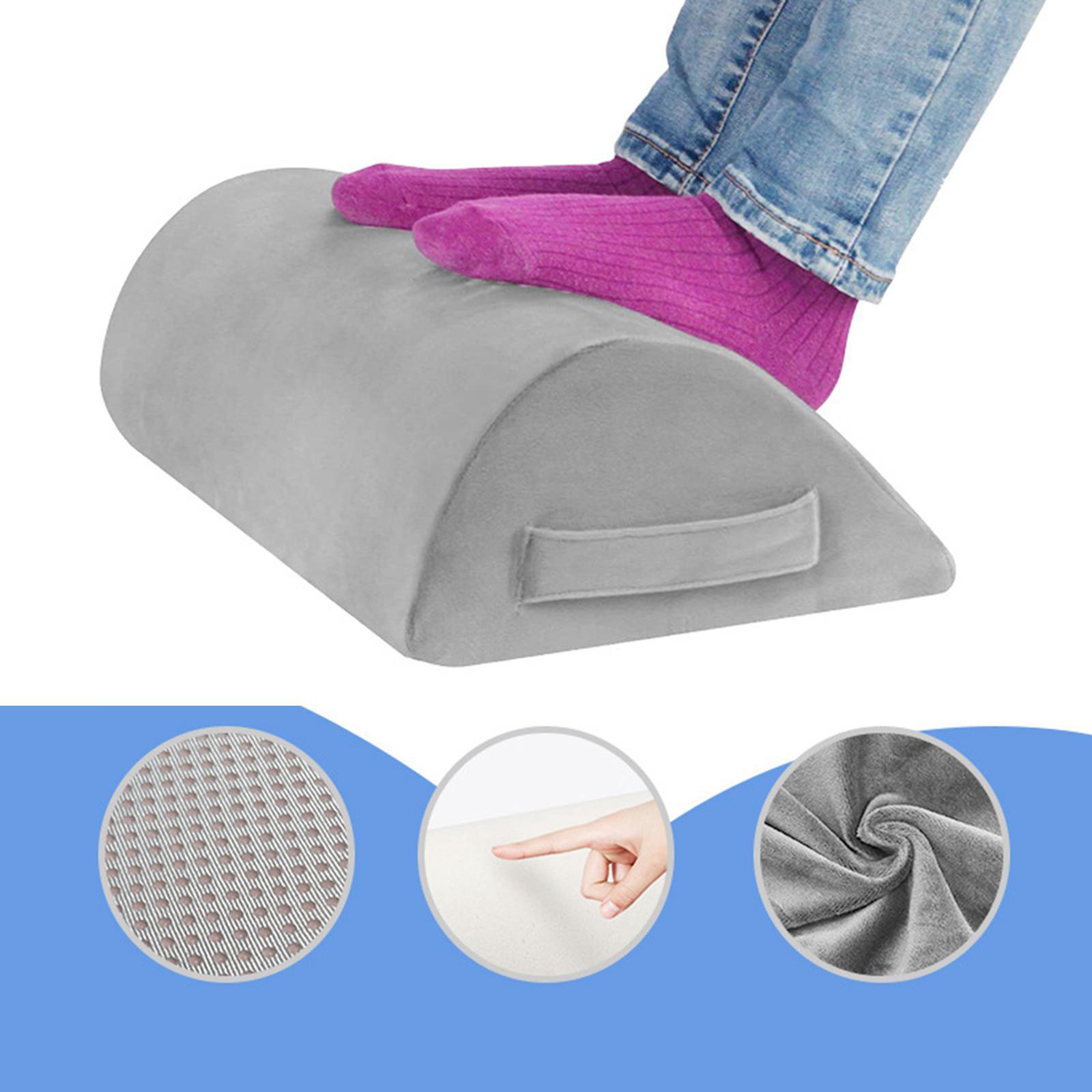 Office Foot Rest under Desk Portable Knee Pillow for Desk Gaming Chair Train