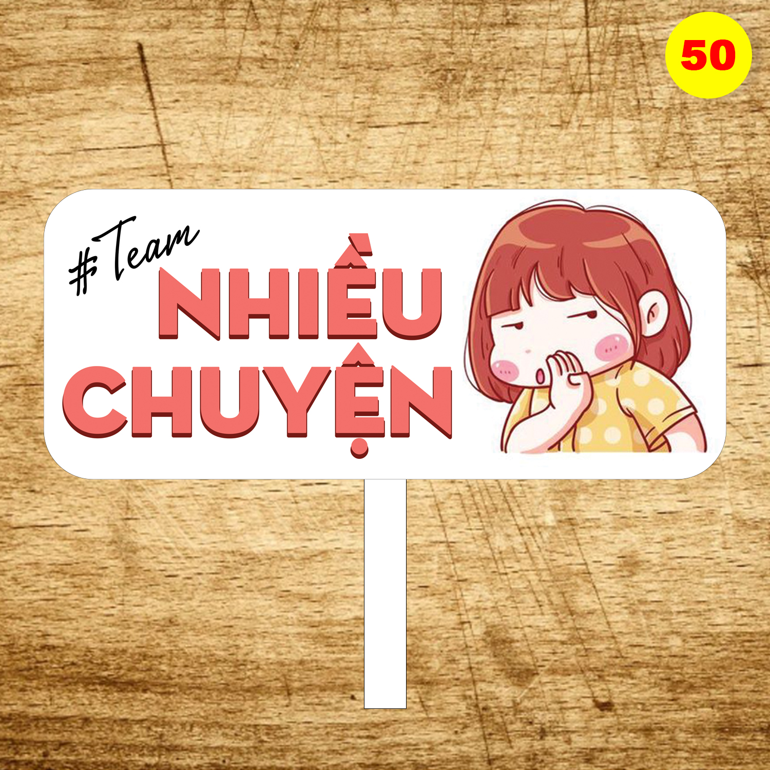 Bảng hashtag sinh nhật MS 50