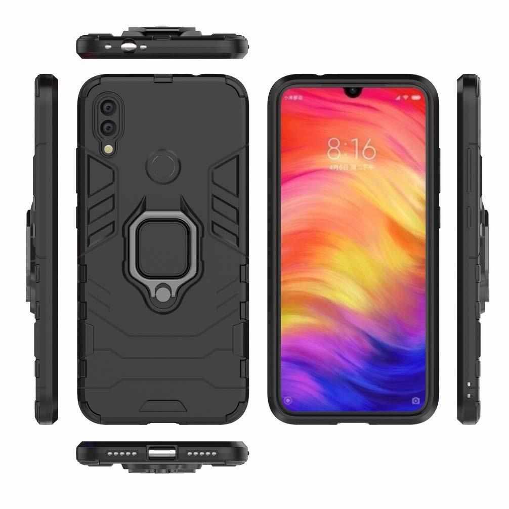 Ốp lưng cho Xiaomi Redmi Note 7 Pro iron man chống sốc kèm nhẫn xoay chống xem video bảo vệ camera