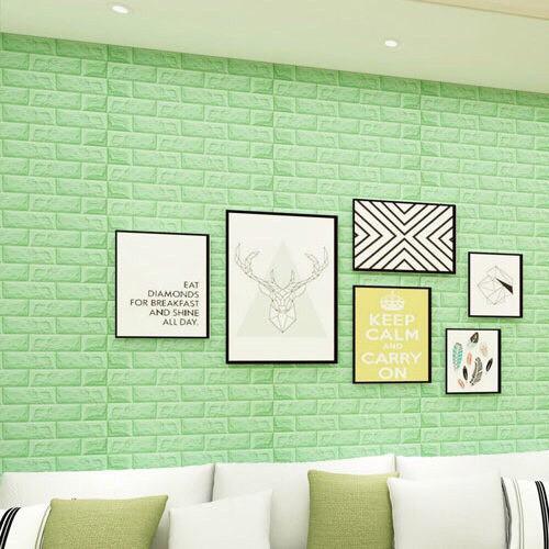 COMBO 10 TẤM -Dán Tường Xốp Giả Gạch Kích Thước 70 X 77
