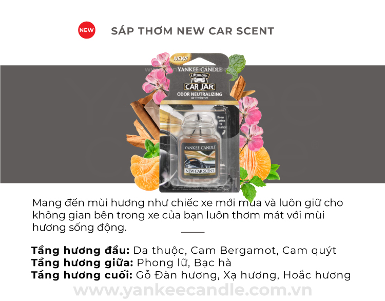 Sáp thơm xe Yankee Candle - New Car Scent