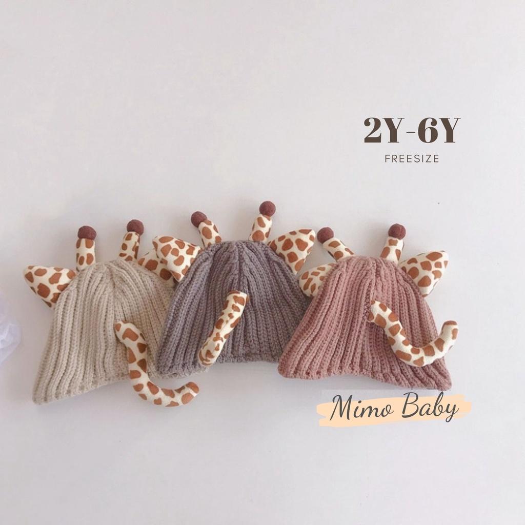 Mũ len cao cấp chiếc đuôi đáng yêu cho bé Mimo Baby ML47