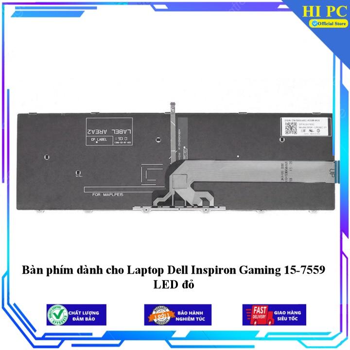 Bàn phím dành cho Laptop Dell Inspiron Gaming 15-7559 LED đỏ - Hàng Nhập Khẩu