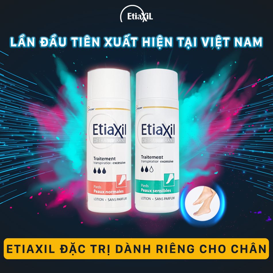 Lotion Khử Mùi, Ngăn Ngừa Mồ Hôi Tay, Chân Cho Da Nhạy Cảm Etiaxil 100ml +tặng kèm 1 băng đô tai mèo (màu ngẫu nhiên)