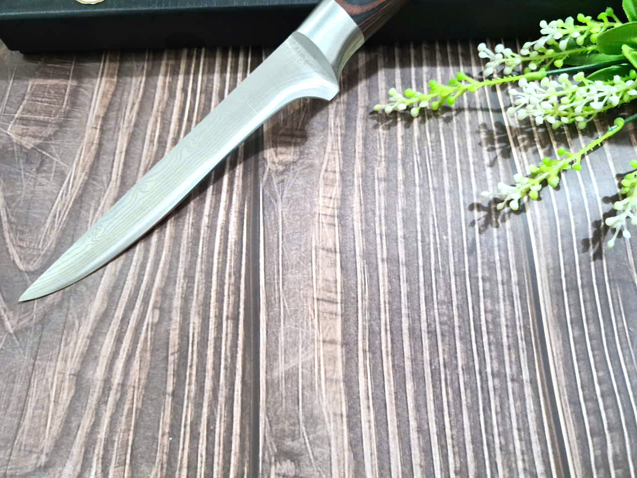DAO - DAO BẾP NHẬT BẢN CLASSIC BONINGTHÉP DAMASCUS MÃ  A3 DT120 nt topcomshop vn