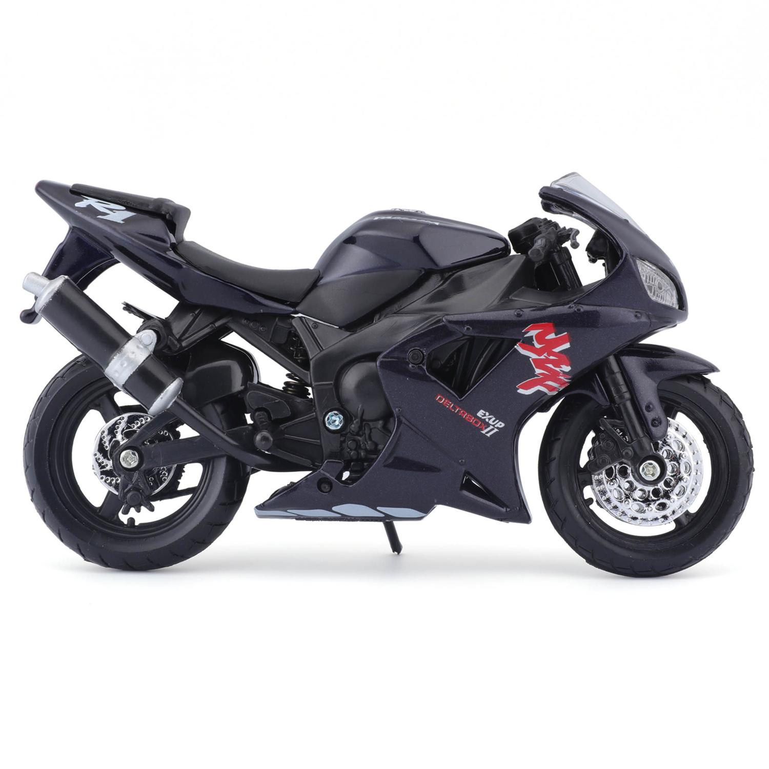 Đồ Chơi Mô Hình Xe Mô Tô G24 Yamaha YZF-R1 1:18 Tỉ Lệ Có Kệ Đứng - Maisto 321/MT39300
