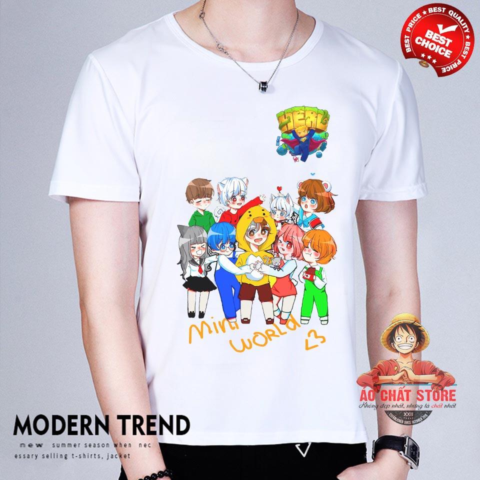 Áo Thun Chibi Hero Team Mini World Toàn Bộ Thành Viên Siêu Đẹp - Áo Hero Team Giá Rẻ MC19