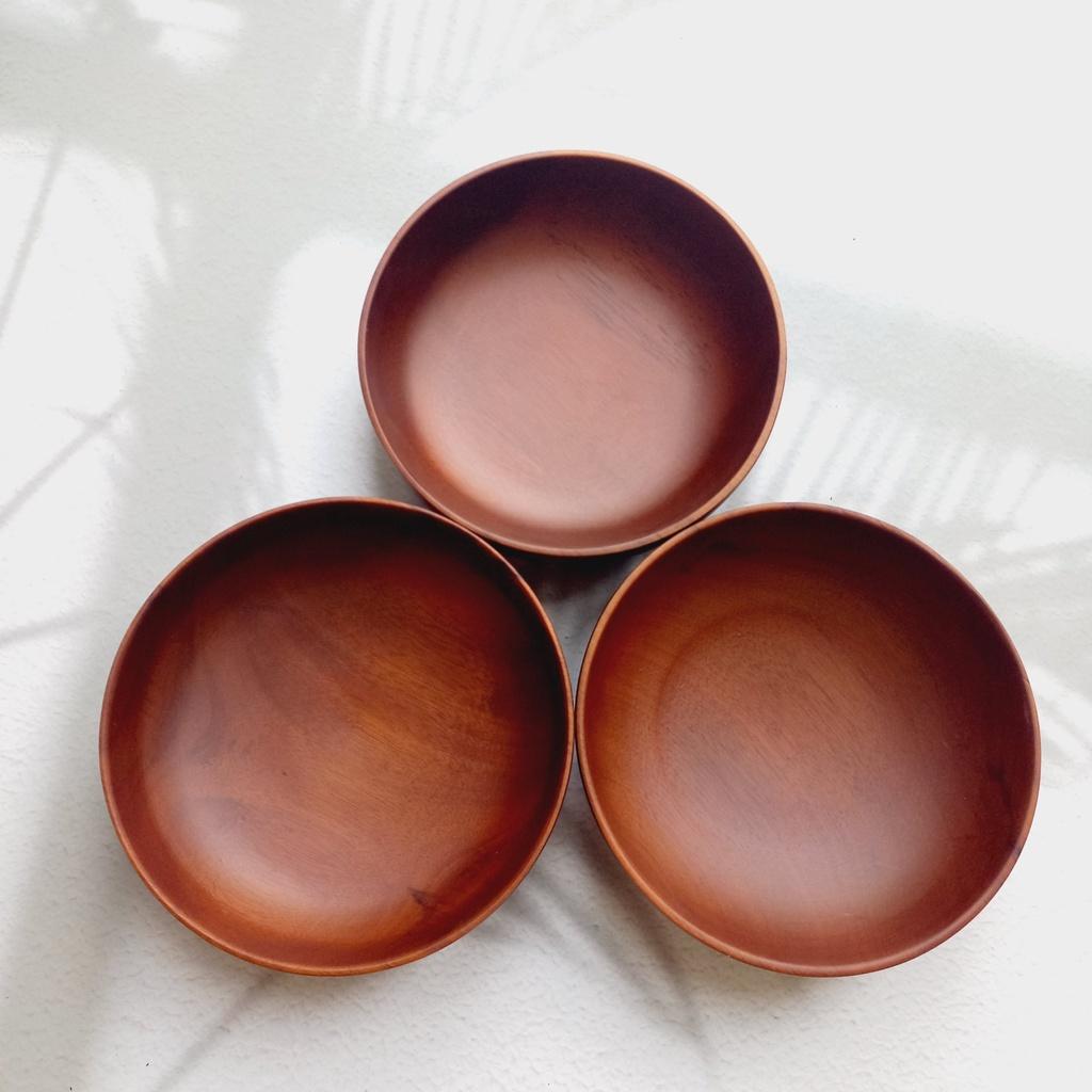 Bát/Tô Gỗ Keo Nhỏ Tự Nhiên Cỡ 14x4 cm, Bát Salad, Bát Ăn Mỳ, Soup, Chụp Ảnh Trang Trí