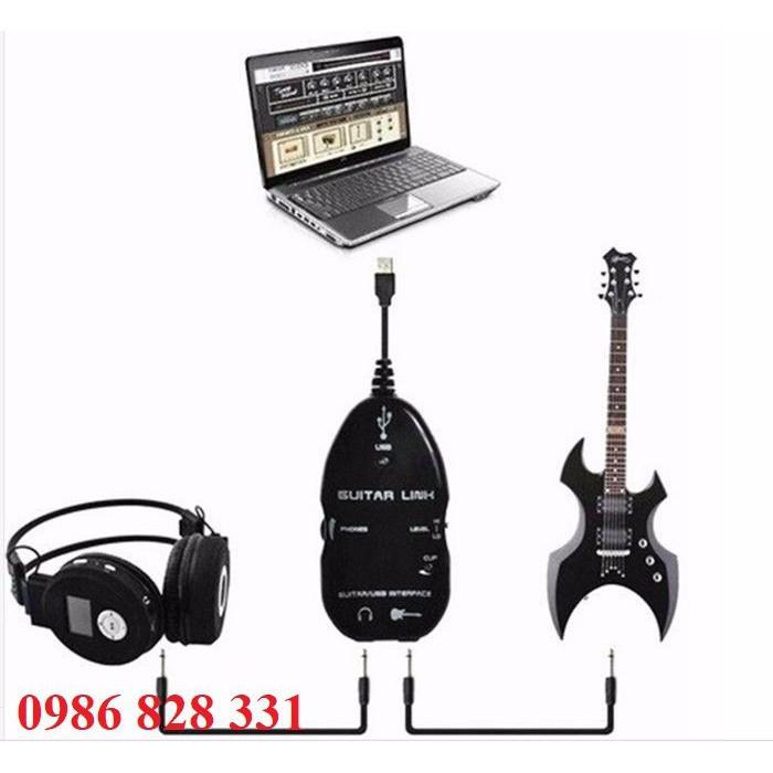 Cáp USB Guitar Link kết nối đàn Guitar với Máy tính