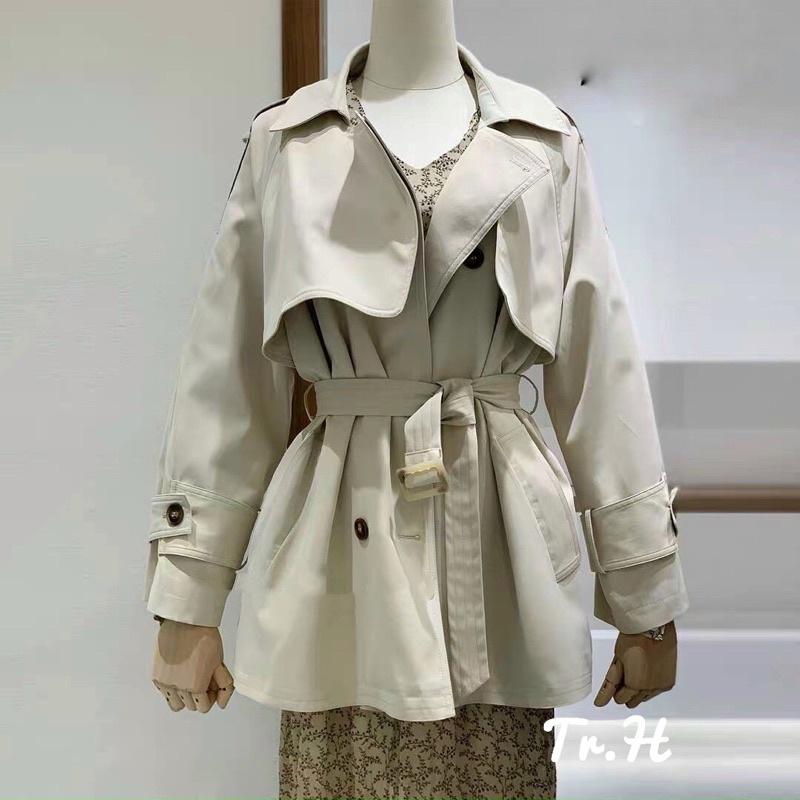 Áo dạ măng tô hàng quảng châu đẹp xịn kèm móc áo - Hinhin