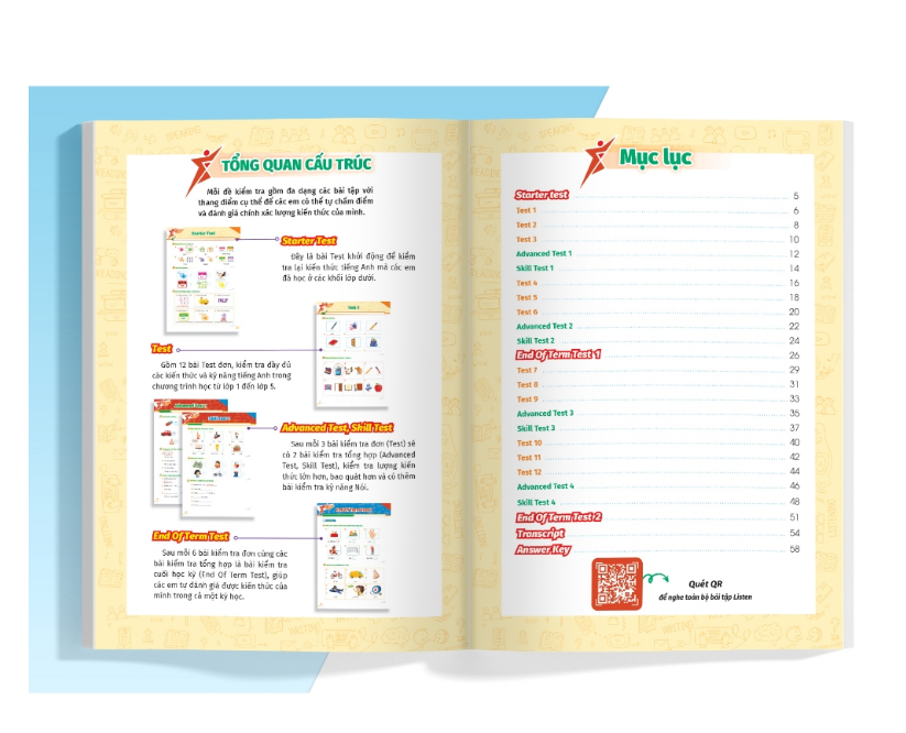 Sách Super Test - Đề kiểm tra nhanh Tiếng Anh Lớp 2
