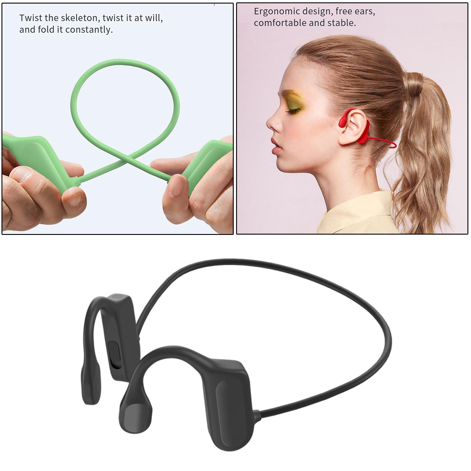 Bone Conduction Headphones Double Ears Headset for Driving Indoor Fitness