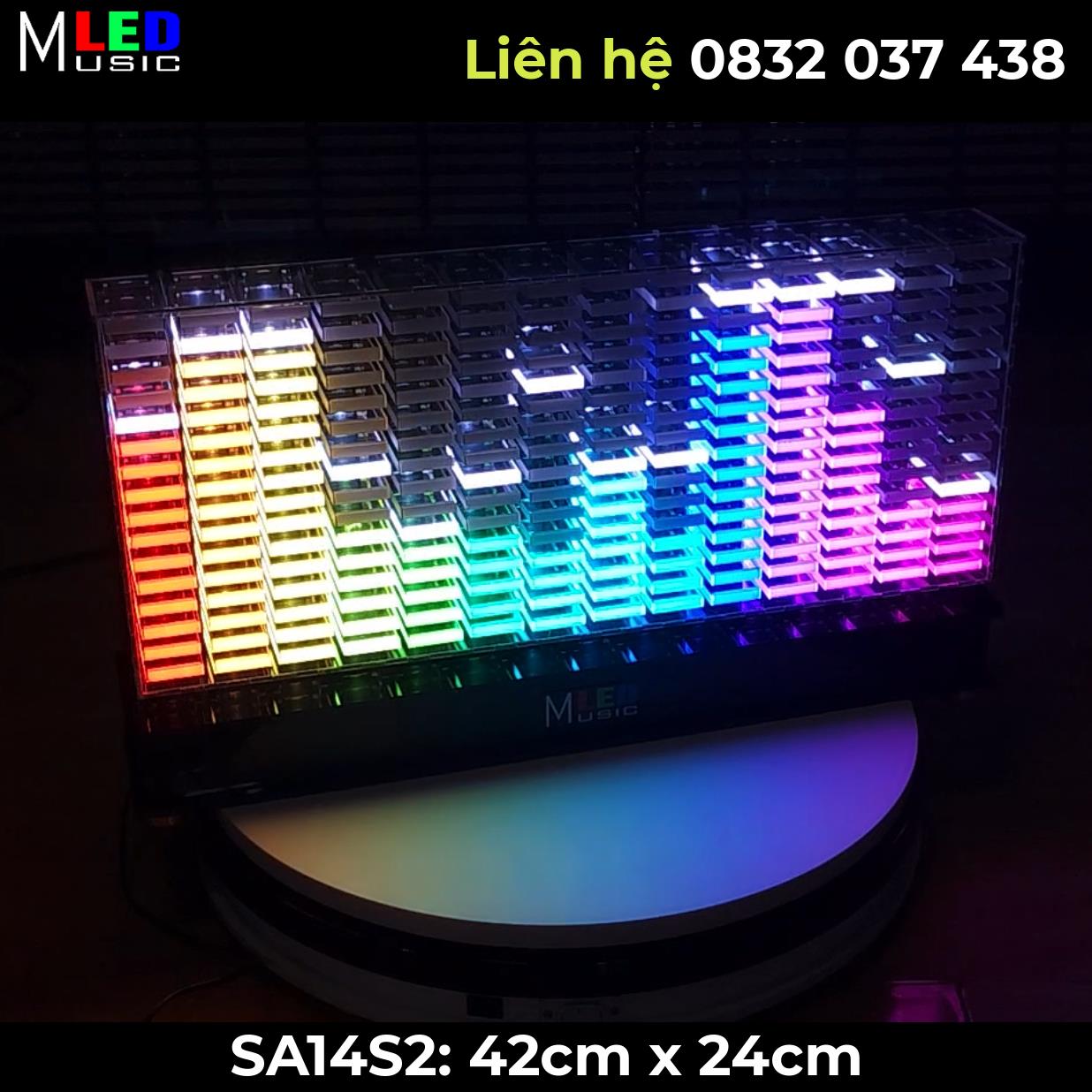 Dàn đèn Music LED nháy theo tần số nhạc 14 cột SA14S2