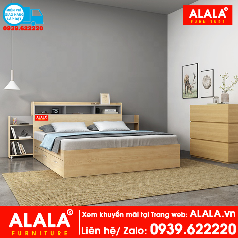 Giường ngủ ALALA811 cao cấp - Thương hiệu ALALA.vn