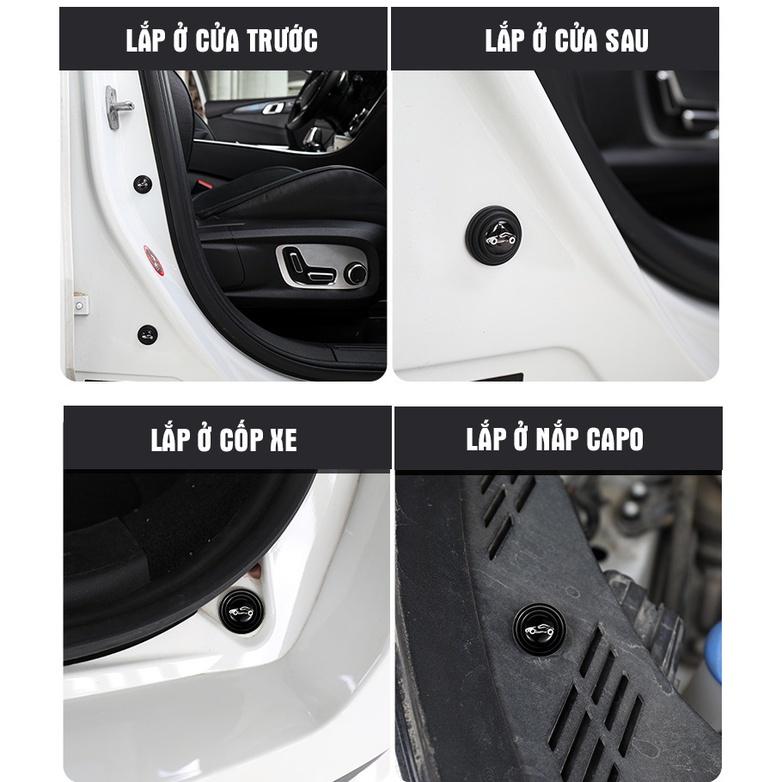 Combo 16 nút cao su giảm chấn cửa ô tô , bộ đệm giảm chấn cửa xe oto, cốp xe, capo ô tô chống va đập