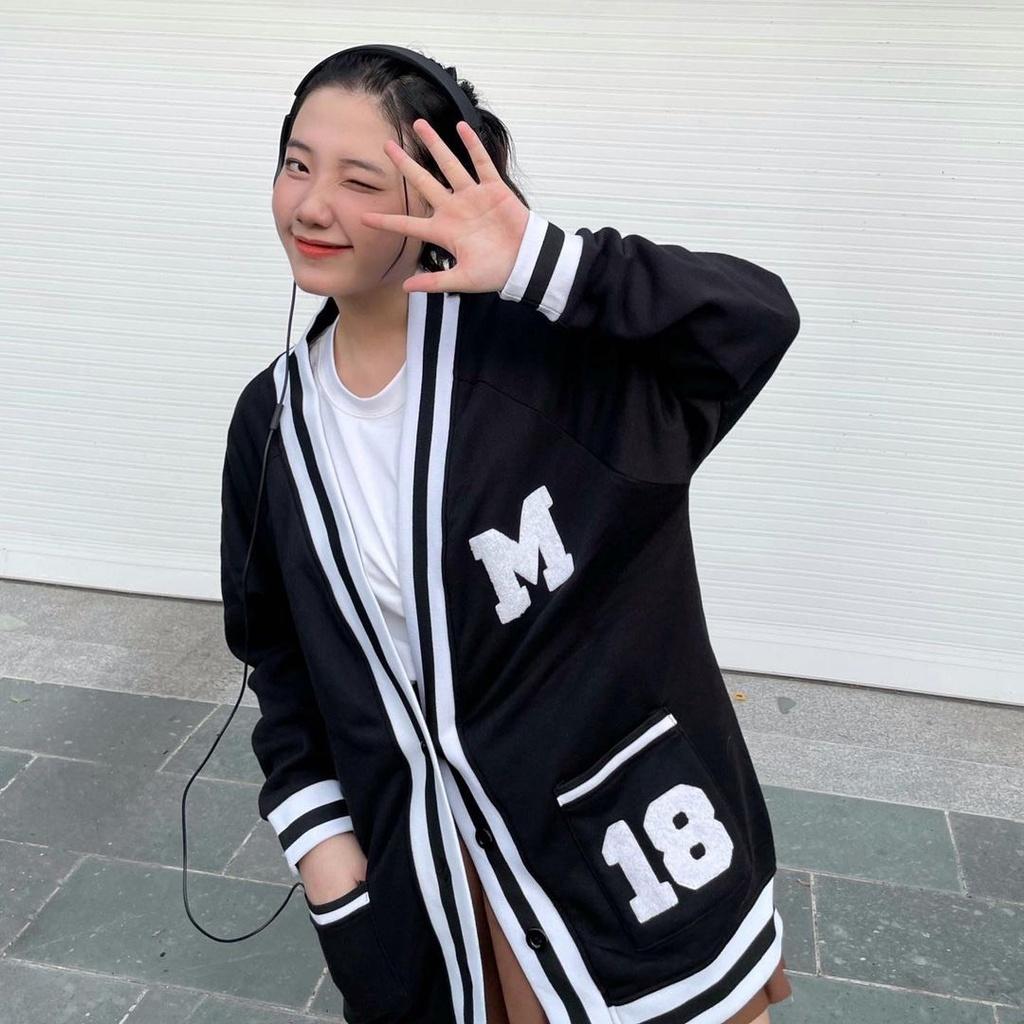Áo Khoác Nỉ Cardigan MARCUS Form Rộng Unisex Nam Nữ Style Hàn Quốc Oppa Ulzzang KUN