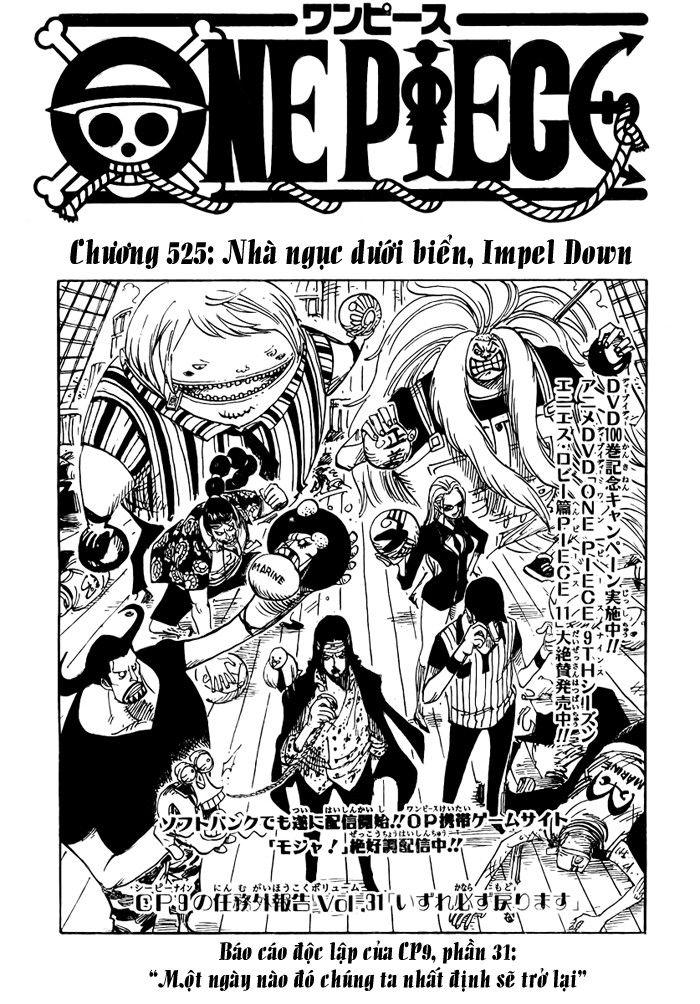 đảo hải tặc - one piece chapter 525 1