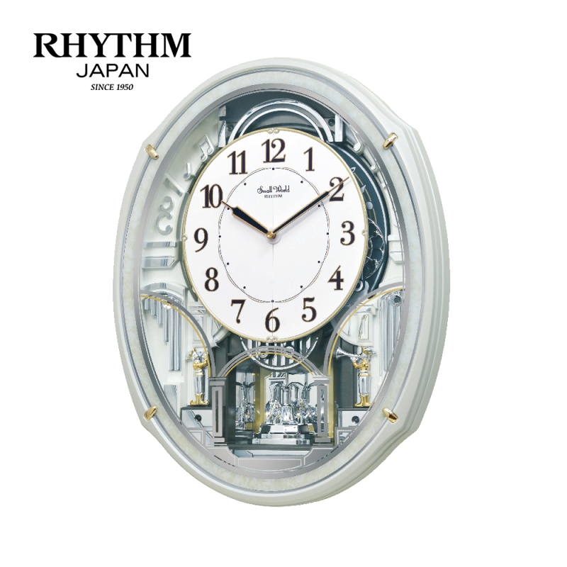 Đồng hồ Rhythm Magic Motion 4MH435WR03 Kt 38.9 x 49.9 x 10.8cm, Dùng PIN