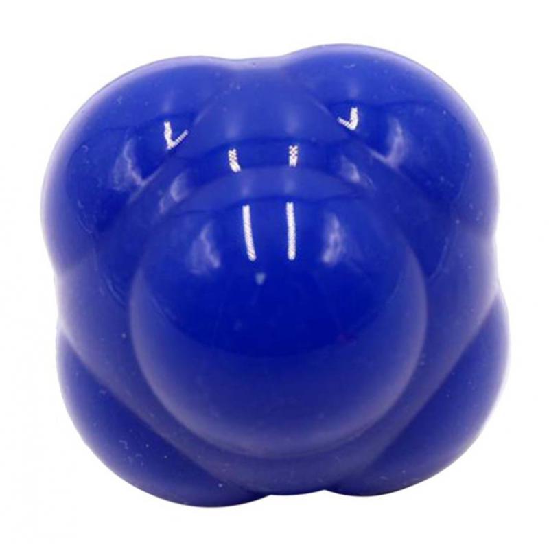 Training Balls Hexagon Reaction Ball Fitness Massage Ball Dark Blue