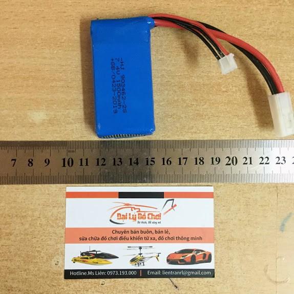 Pin sạc 7.4v dung lượng 1500mAh cho ft009