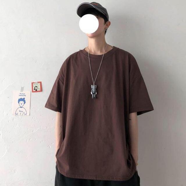 Áo thun tay lỡ form rộng áo phông nam nữ oversize T shirt TRƠN chất cotton mềm mịn dày dặn form 50-70kg mặc