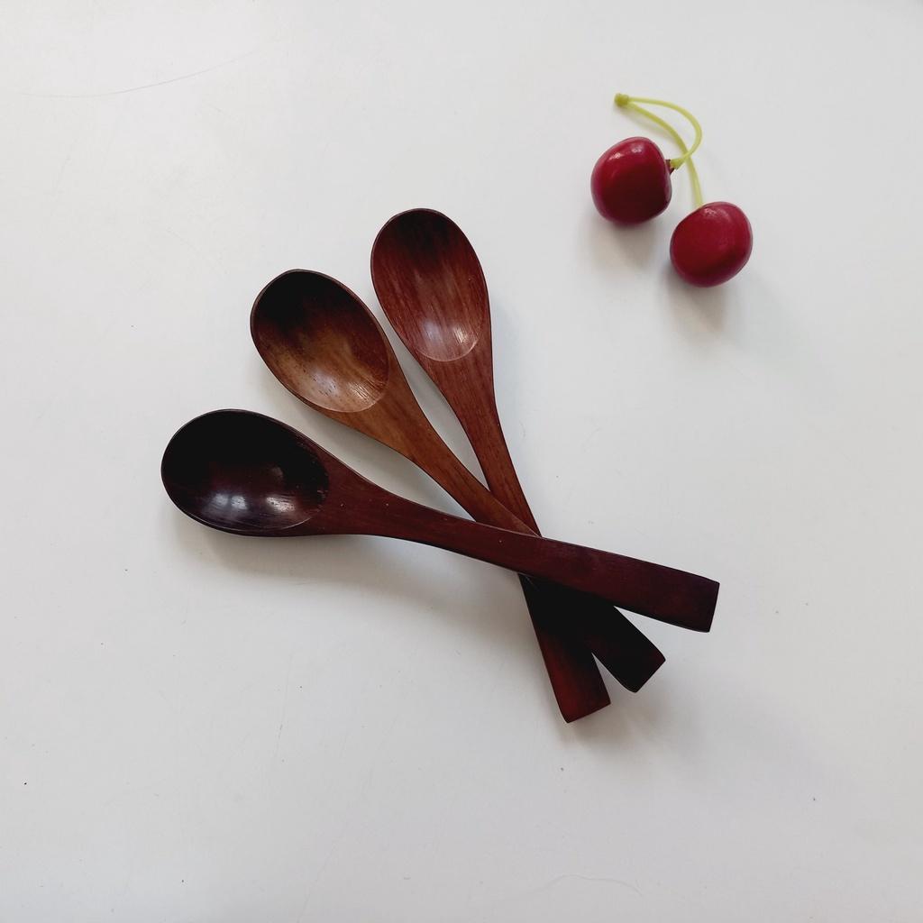 Thìa Gỗ Trắc Cỡ 14x3 cm Uống Trà, Cà Phê, Ăn Chè Của Craft Closet