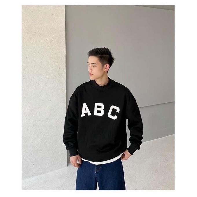 Áo nỉ cổ tròn Cotton ABC TTA