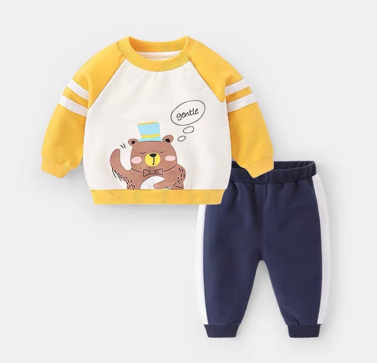 Bộ sweater, bộ dài thu đông cao cấp bé trai, bé gái size 5-21kg