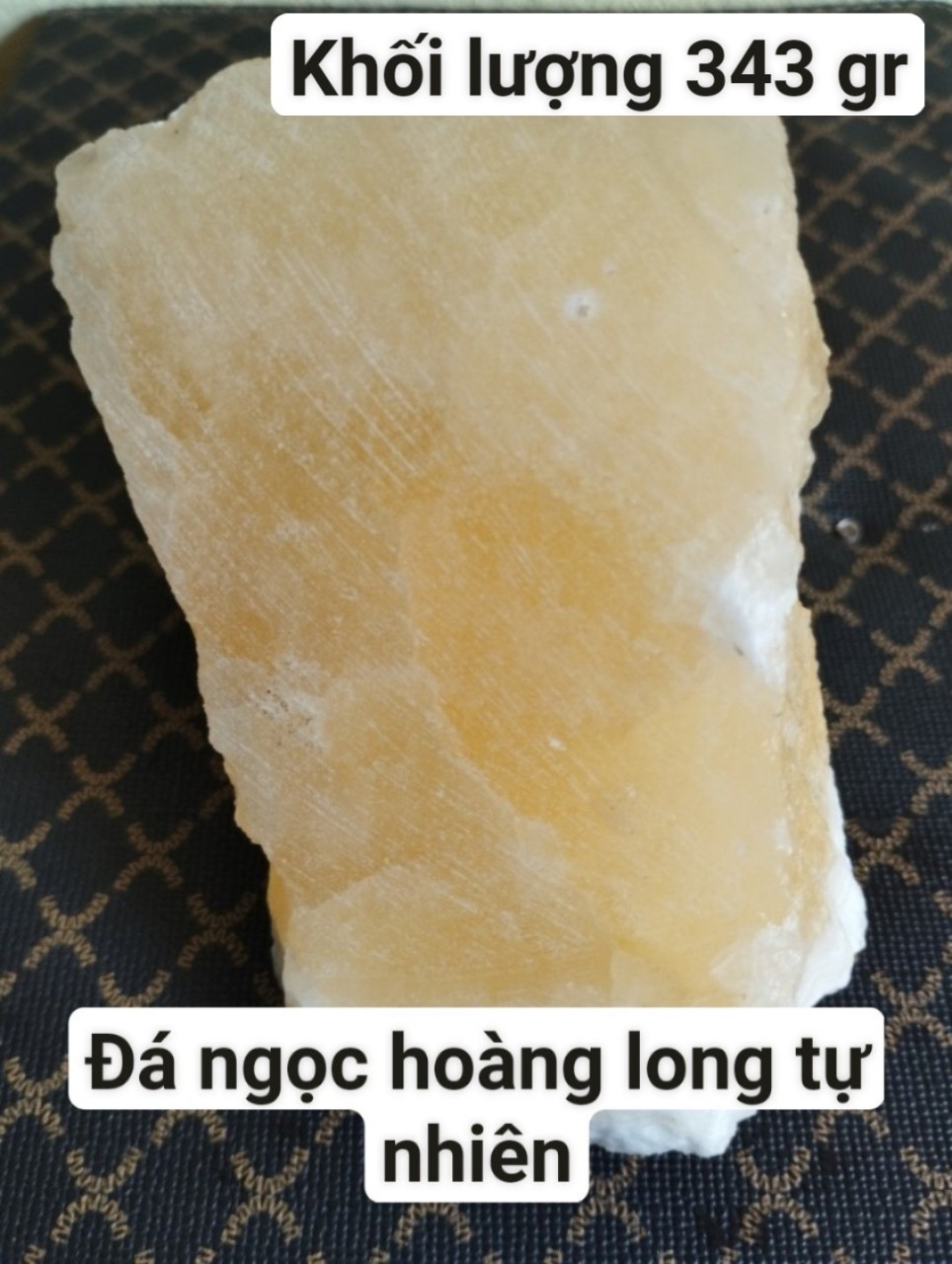 HOT- [ Ảnh thật ] Mẫu Đá Ngọc Hoàng Long Tự Nhiên Thô Đồ Trang Trí May Mắn,Làm Chặn Giấy vừa đẹp vừa phong thủy