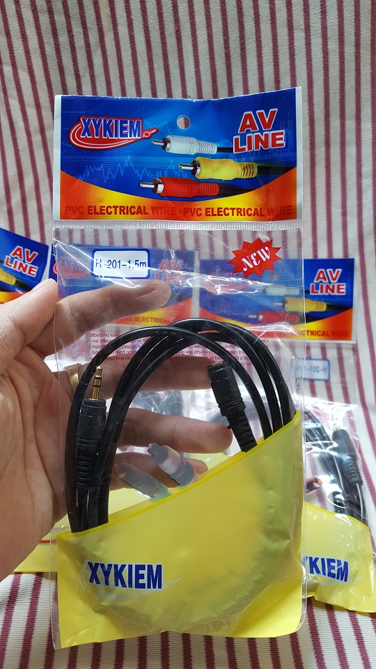 Dây loa nối dài từ 1,5 mét đến 10 mét - Đầu jack 3.5mm - Cáp âm thanh, phụ kiện thiết bị âm thanh - Hàng chính hãng