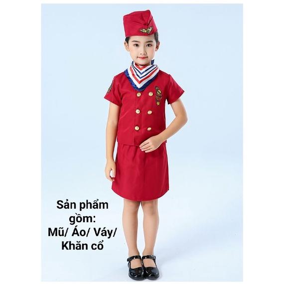 (Có sẵn) Trang phục Phi công và Tiếp viên hàng không dành cho bé trai và bé gái