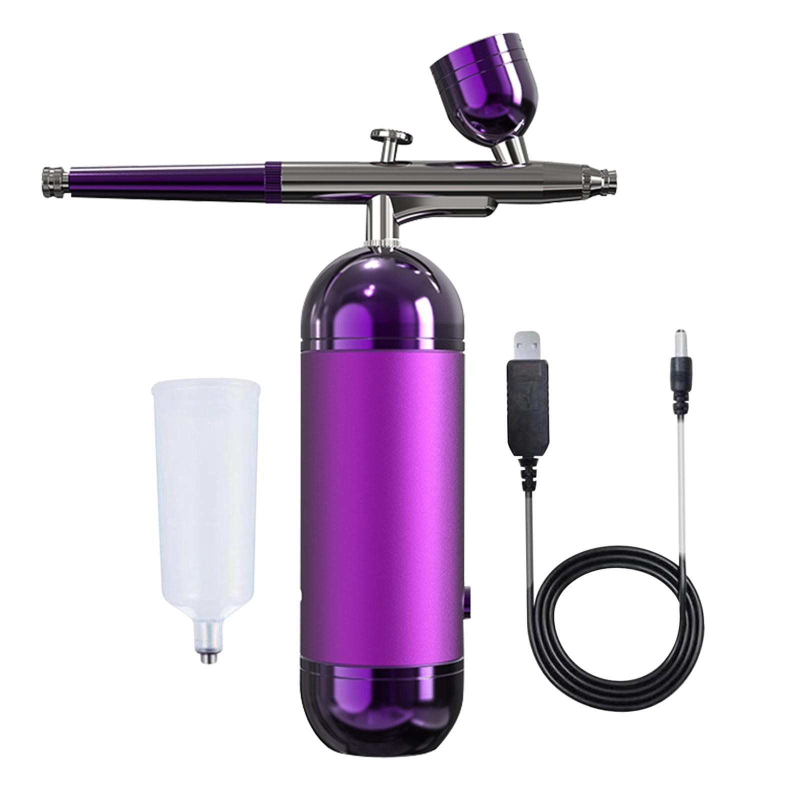 Airbrush Kit Brush Pen Portable for Art Drawing Manicure Makeup Long
