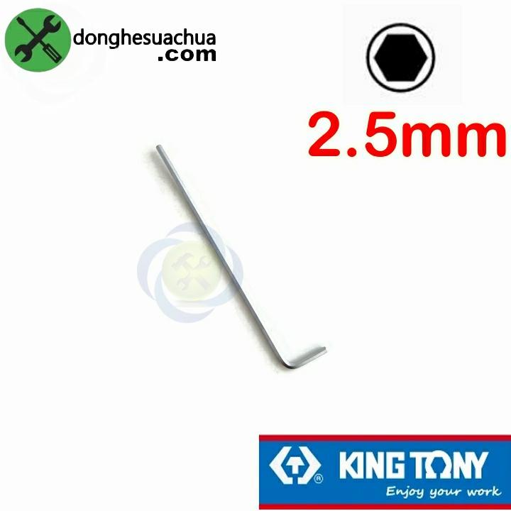 Lục giác chữ L 2.5mm Kingtony 112525 loại 2 đầu bằng