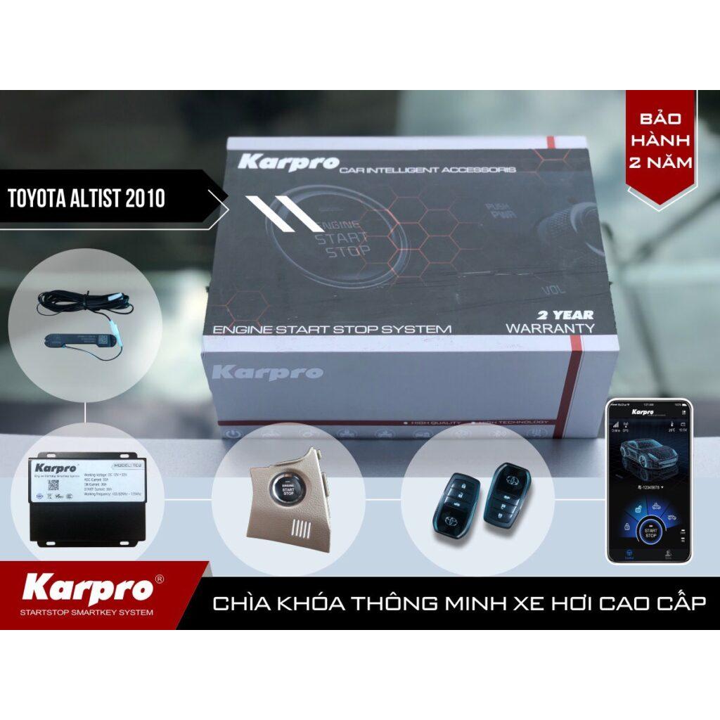 Bộ Đề nổ từ xa KARPRO Smart Key cho xe Vinfast Fadil rắc cắm rin, không cắt đấu, có đội ngủ kỹ thuật hổ trợ 24/7