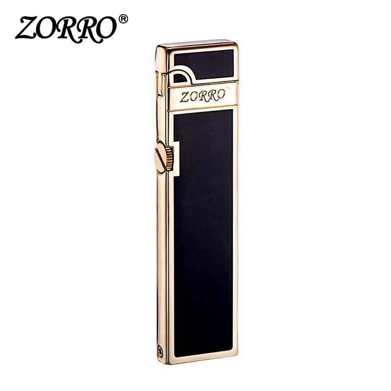 Hộp Quẹt Bật Lửa Xăng Đá Zorro Z725 Siêu Mỏng Tặng Kèm Dụng Cụ Văn Ốc - Nhiều Màu