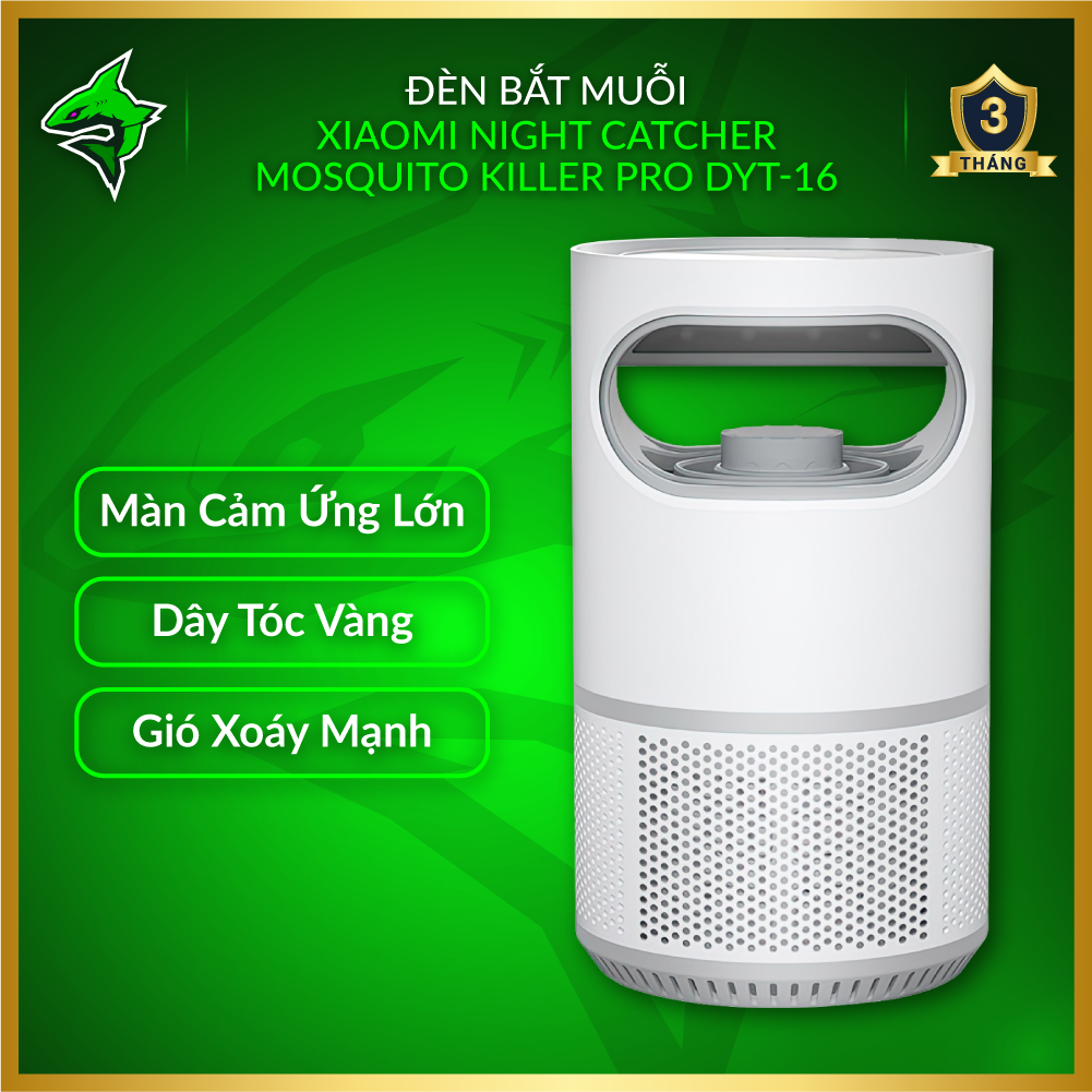 Đèn Bắt Muỗi Xiaomi Night Catcher Mosquito Killer PRO DYT-16 【Sóng Quang Dụ Muỗi ◆ Dây Tóc Vàng Cao Cấp】- Hàng Nhập Khẩu