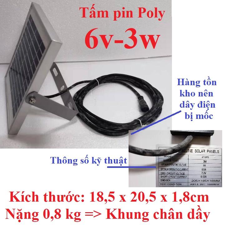 Tấm pin MONO năng lượng mặt trời 6v-5w